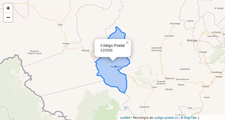 Código Postal 525068 en Colombia