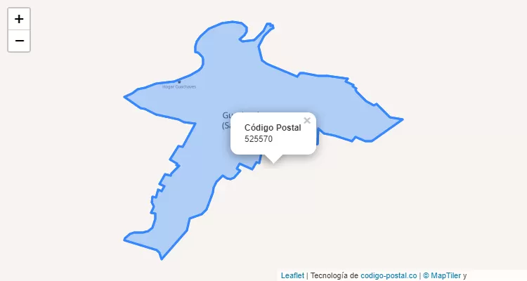 Código Postal 525570 en Colombia