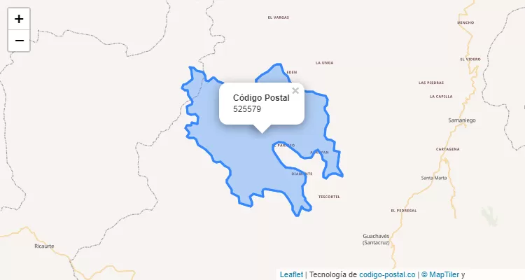 Código Postal 525579 en Colombia