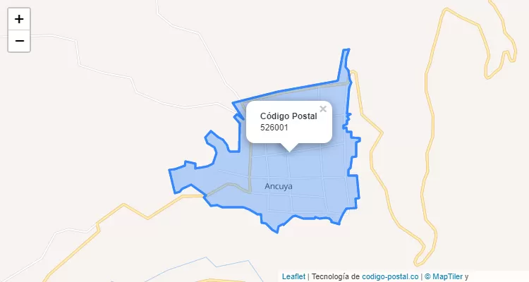 526001 ZIP Code in Colombia