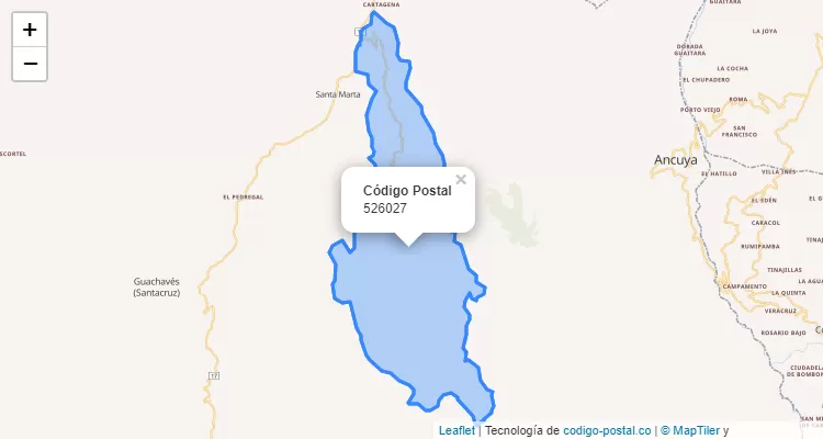 Código Postal 526027 en Colombia