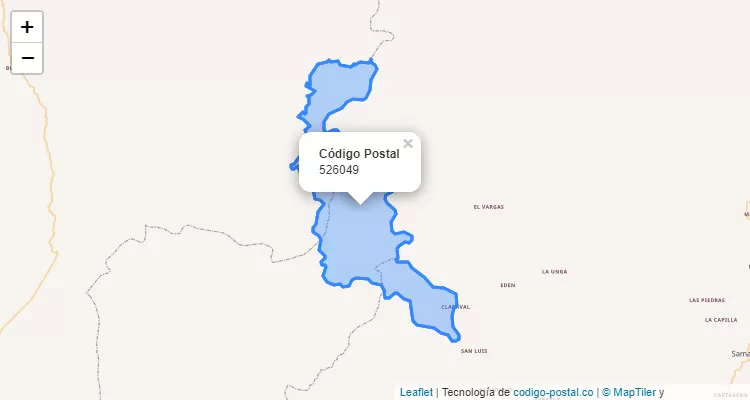 Código Postal 526049 en Colombia