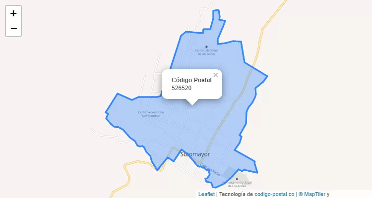 Código Postal 526520 en Colombia