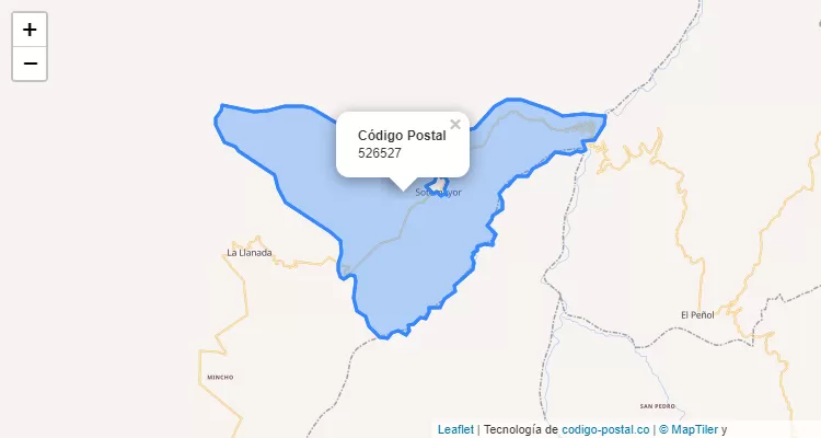 Código Postal 526527 en Colombia