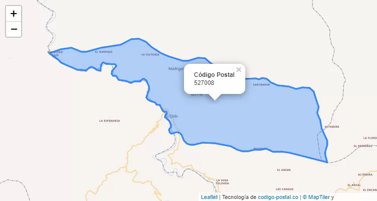 Código Postal 527008 en Colombia