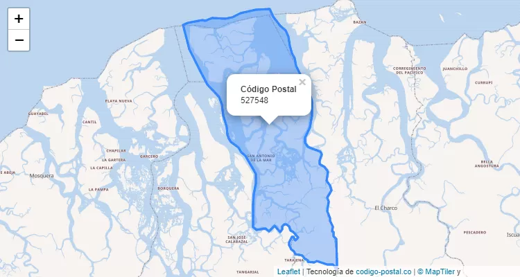 Código Postal 527548 en Colombia