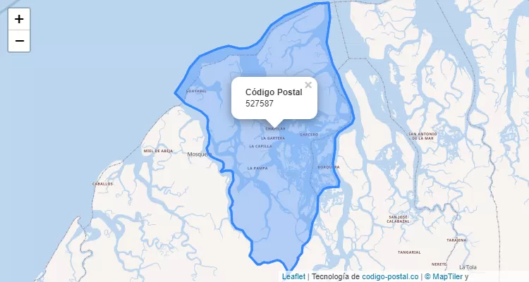 Código Postal 527587 en Colombia