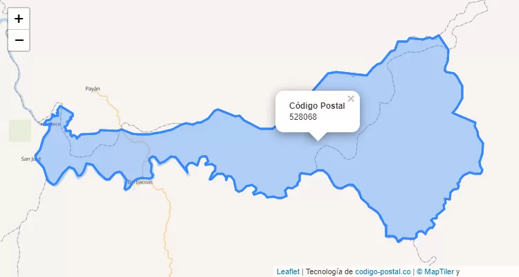 Código Postal 528068 en Colombia
