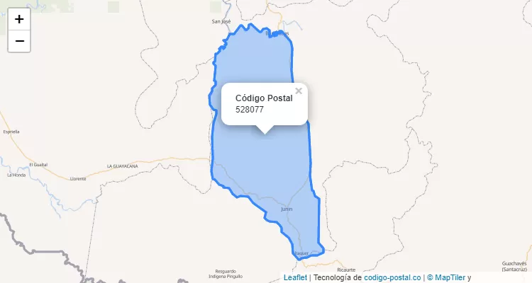 Código Postal 528077 en Colombia