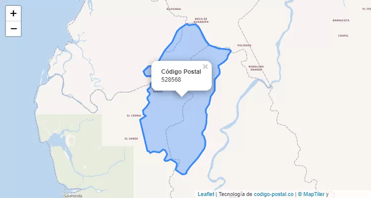 Código Postal 528568 en Colombia