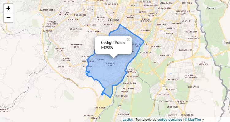 CEP Bairro Circunvalación, Cucuta