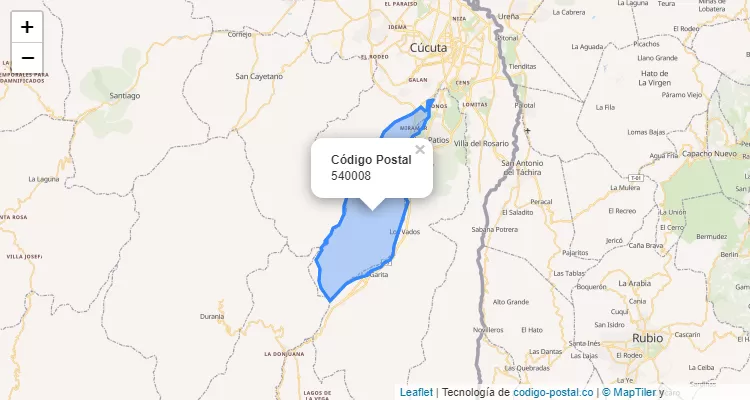 540008 ZIP Code in Colombia