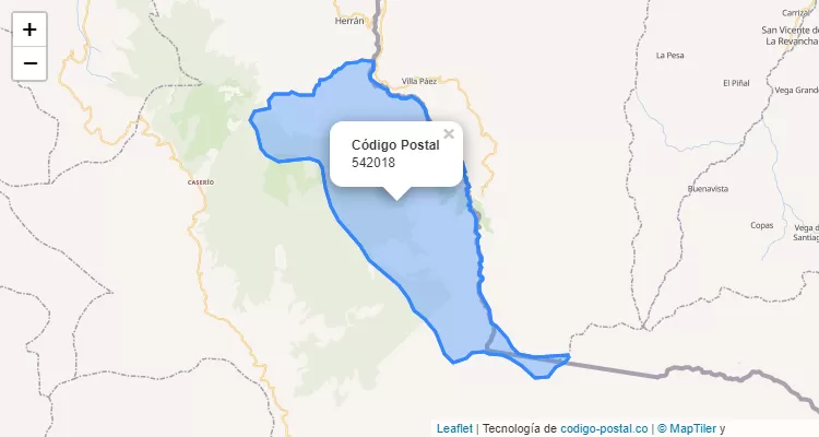 ZIP Code Neighborhood El Ramal, Herrán