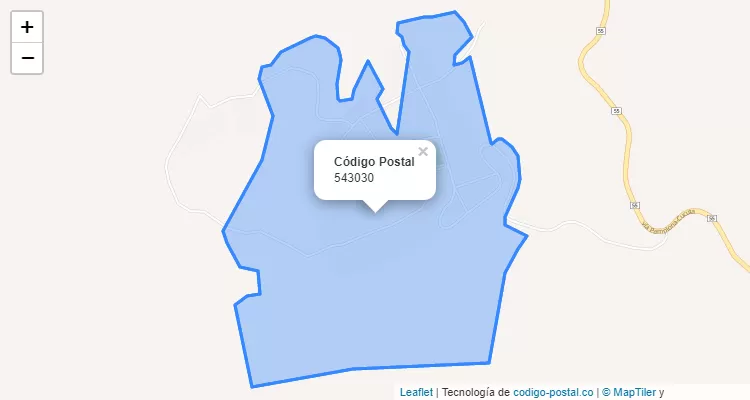 Código Postal 543030 en Colombia