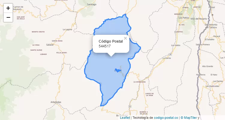 ZIP Code Neighborhood Puen, Durania
