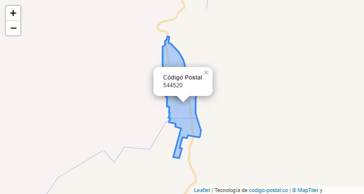 544520 ZIP Code in Colombia