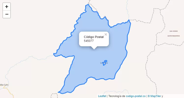 Código Postal Vereda La Alianza, Lourdes