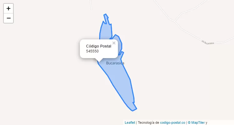 Código Postal Barrio Betania, Bucarasica