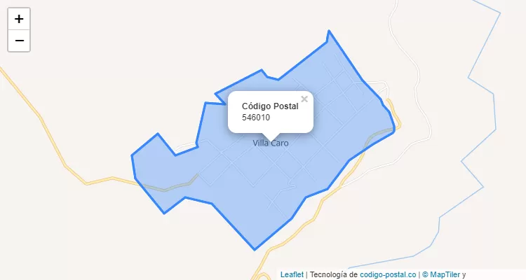Código Postal 546010 en Colombia