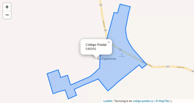 Código Postal 546050 en Colombia