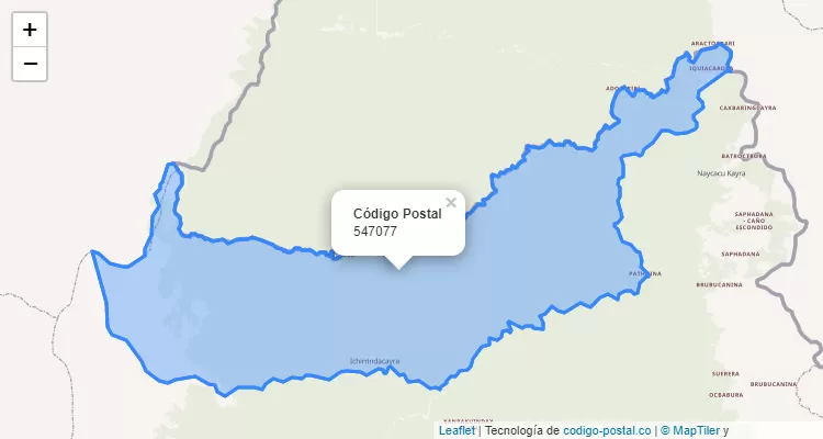 ZIP Code Neighborhood Canaima, El Carmen