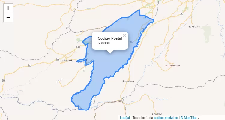 630008 ZIP Code in Colombia