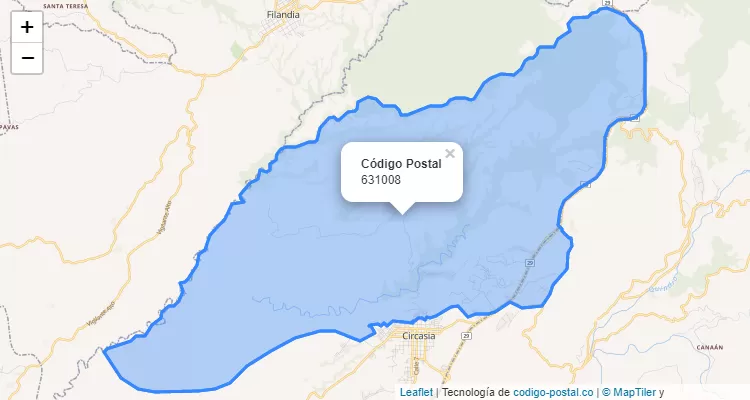 631008 ZIP Code in Colombia