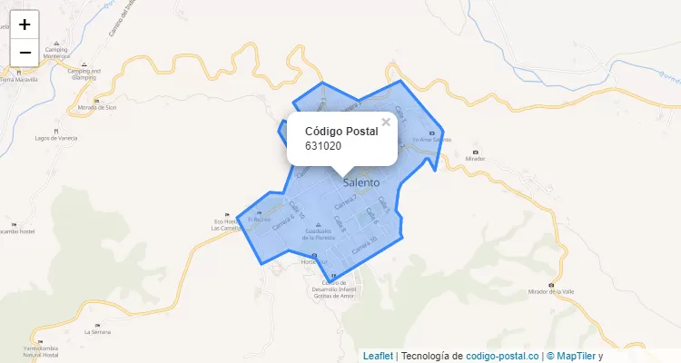631020 ZIP Code in Colombia