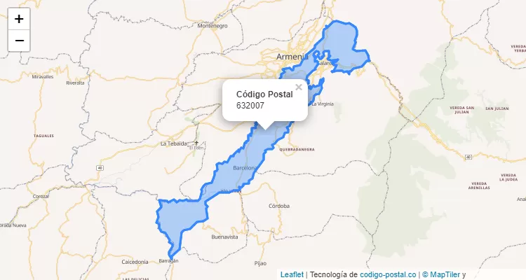 632007 ZIP Code in Colombia