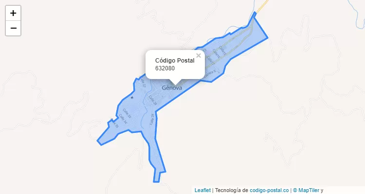 Código Postal 632080 en Colombia