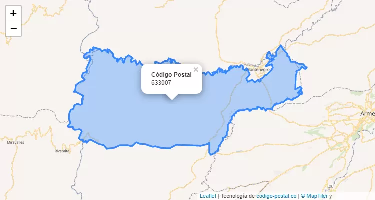 ZIP Code Locality Aldea Suiza, Montenegro
