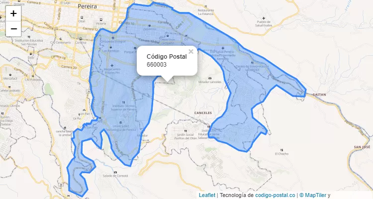 660003 ZIP Code in Colombia