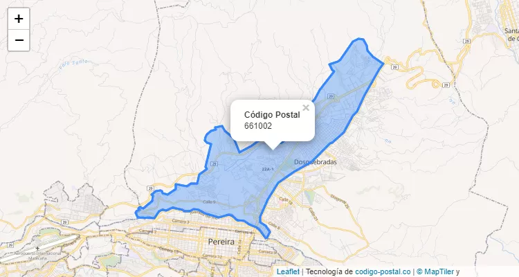 ZIP Code Locality Buenos Aires, Dosquebradas