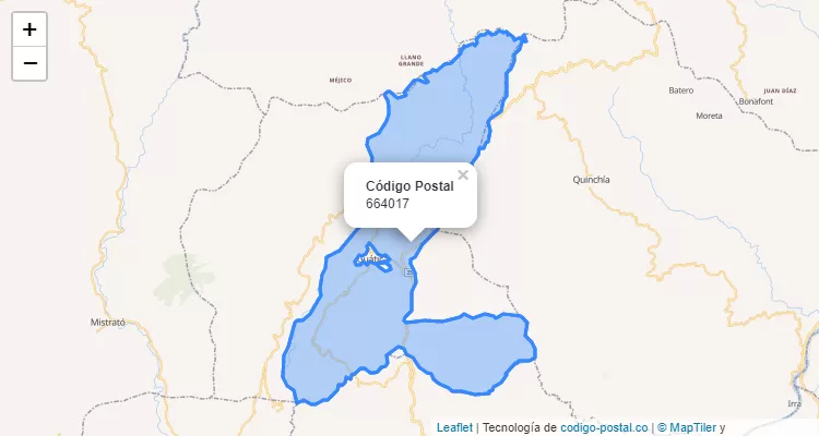 664017 ZIP Code in Colombia
