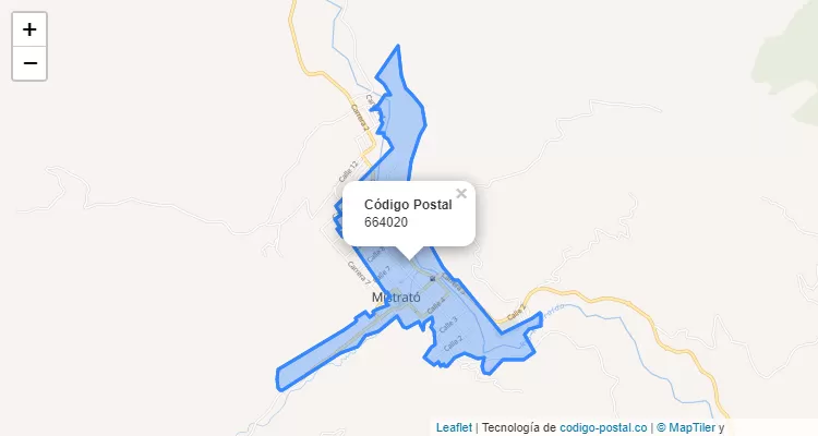 Código Postal 664020 en Colombia