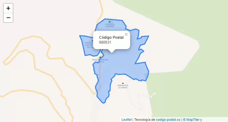 Código Postal 680531 en Colombia