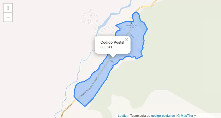 680541 ZIP Code in Colombia