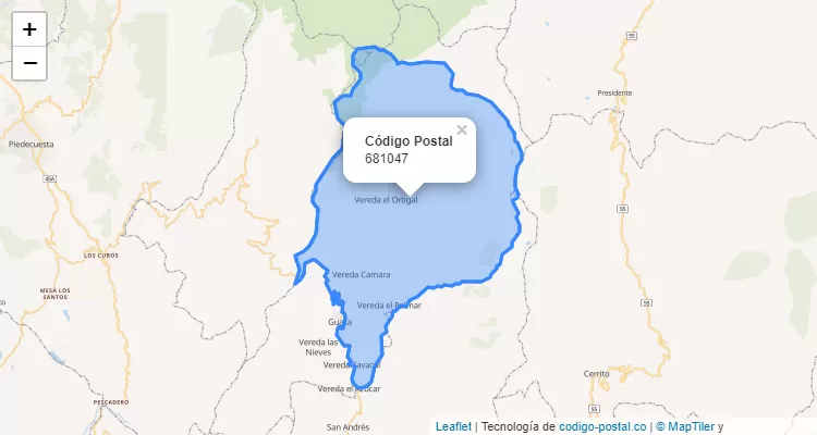 ZIP Code Neighborhood Guapaga, Guaca