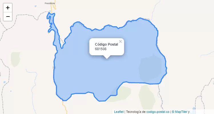 681508 ZIP Code in Colombia