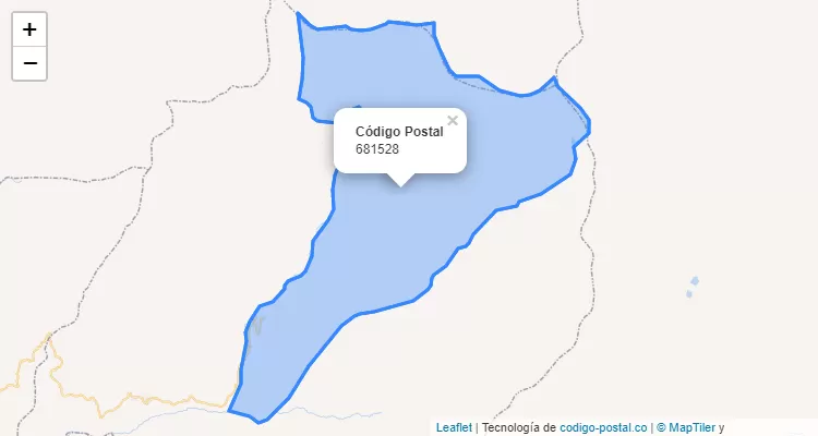 ZIP Code Neighborhood Páramo, Carcasí
