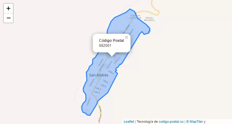 682001 ZIP Code in Colombia