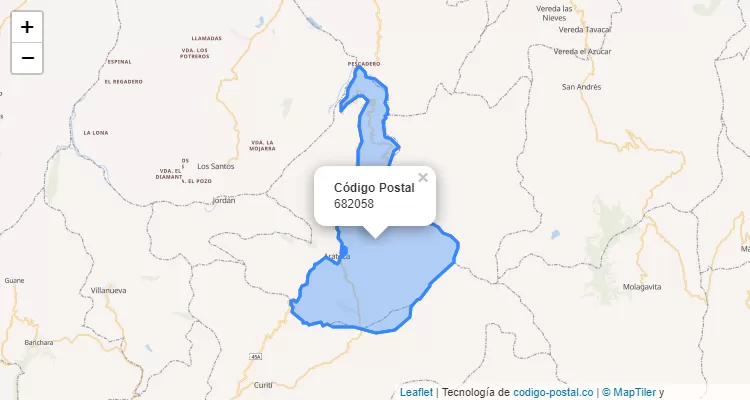 Código Postal 682058 en Colombia
