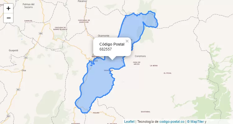 682557 ZIP Code in Colombia