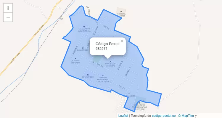 Código Postal 682571 en Colombia