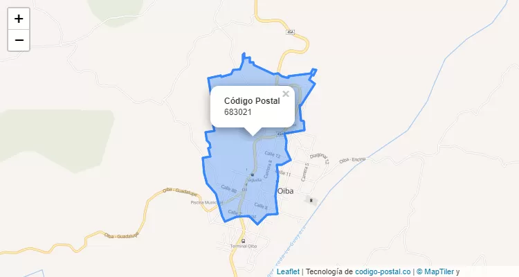 ZIP Code Neighborhood Palo Blanco, Oiba
