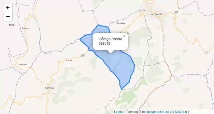 Código Postal 683518 en Colombia