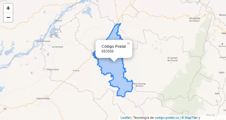 ZIP Code Neighborhood Agua Blanca Alta, Simacota