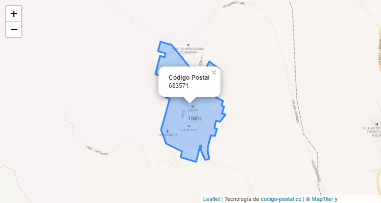 Código Postal 683571 en Colombia