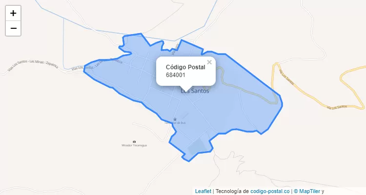 684001 ZIP Code in Colombia