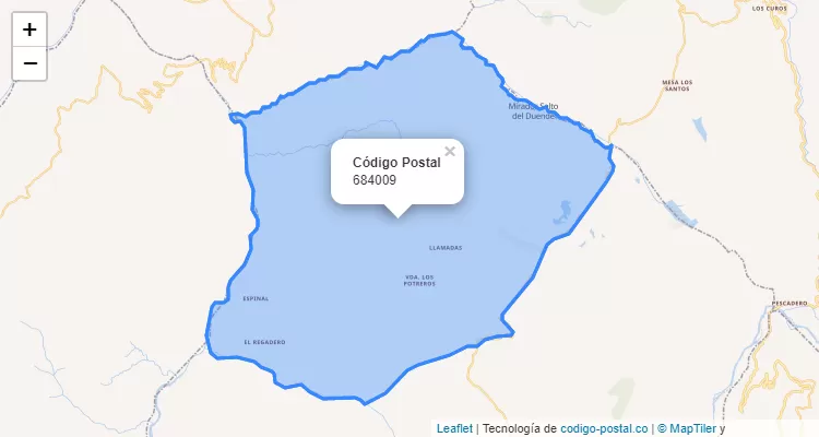684009 ZIP Code in Colombia